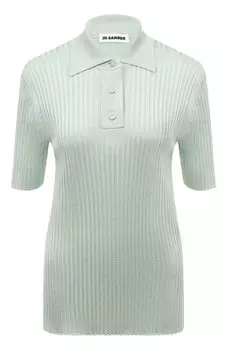 Поло из вискозы Jil Sander