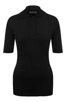 Поло из вискозы Jil Sander