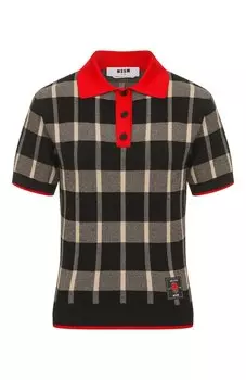 Поло из вискозы MSGM