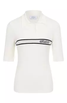 Поло из вискозы Off-White