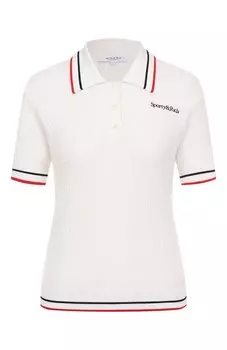 Поло из вискозы Sporty and Rich