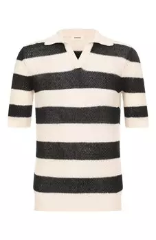 Поло изо льна и хлопка A Paper Kid