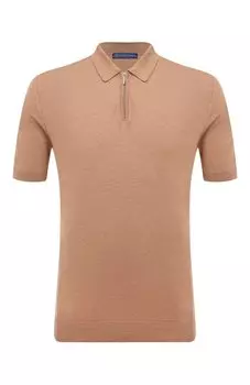 Поло изо льна и хлопка Andrea Campagna