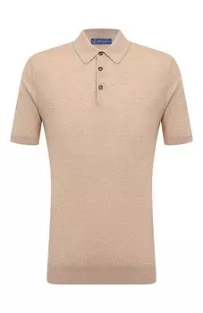 Поло изо льна и хлопка Andrea Campagna