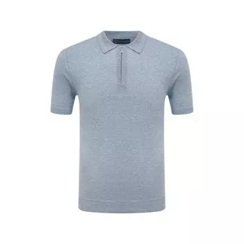 Поло изо льна и хлопка Andrea Campagna