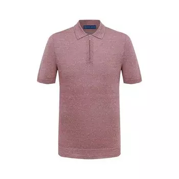 Поло изо льна и хлопка Andrea Campagna