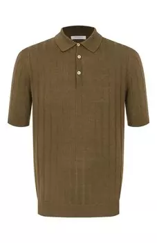 Поло изо льна и хлопка Boglioli