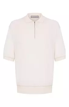 Поло изо льна и хлопка Cortigiani