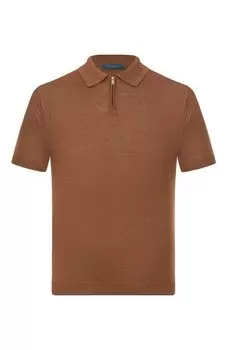 Поло изо льна и хлопка Daniele Fiesoli