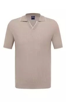 Поло изо льна и хлопка Fedeli