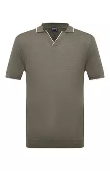 Поло изо льна и хлопка Fedeli