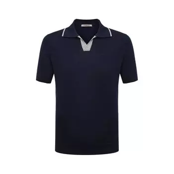 Поло изо льна и хлопка Fioroni