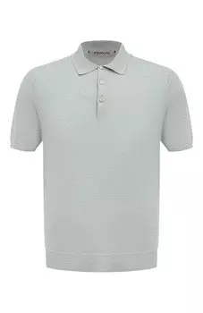 Поло изо льна и хлопка Fioroni