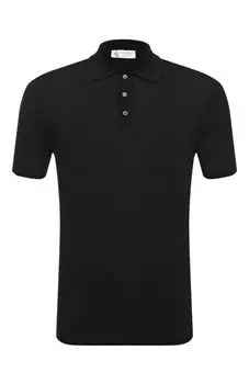 Поло изо льна и хлопка Il Borgo Cashmere