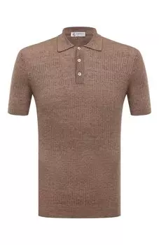 Поло изо льна и хлопка Il Borgo Cashmere