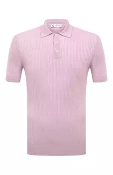 Поло изо льна и хлопка Il Borgo Cashmere