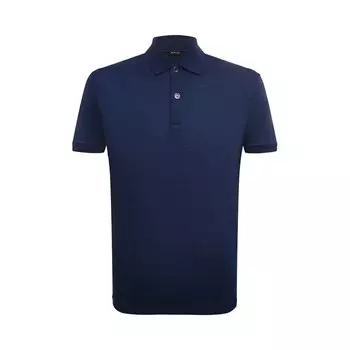 Поло изо льна и хлопка Kiton