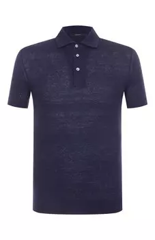 Поло изо льна и хлопка Windsor