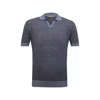 Поло изо льна и шелка Corneliani