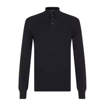 Поло с длинными рукавами из шерсти викуньи Loro Piana