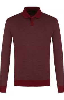 Поло с длинными рукавами из смеси кашемира и шерсти Loro Piana