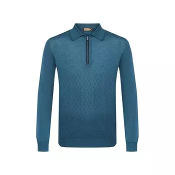 Поло с отделкой из кожи аллигатора Zilli