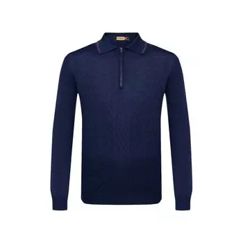 Поло с отделкой из кожи аллигатора Zilli