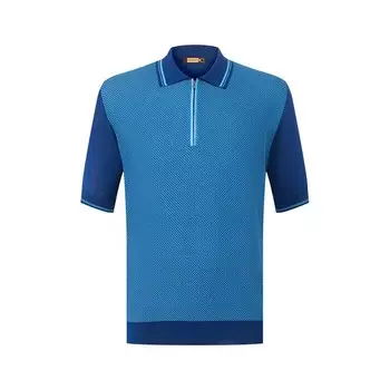 Поло с отделкой из кожи аллигатора Zilli