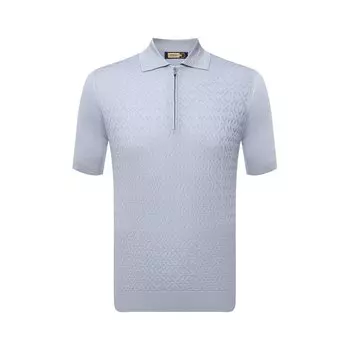 Поло с отделкой из кожи аллигатора Zilli