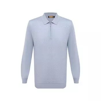 Поло с отделкой из кожи аллигатора Zilli