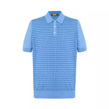 Поло с отделкой из кожи аллигатора Zilli