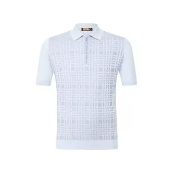 Поло с отделкой из кожи аллигатора Zilli