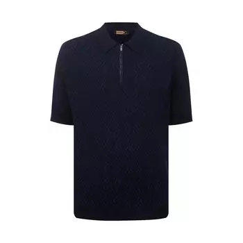 Поло с отделкой из кожи аллигатора Zilli