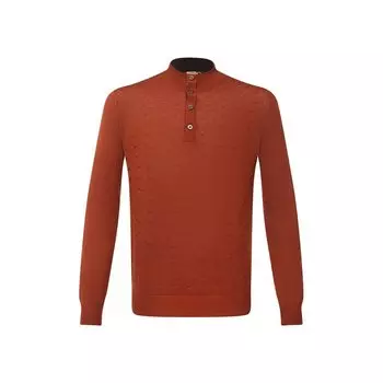 Поло с отделкой из кожи аллигатора Zilli