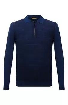 Поло с отделкой из кожи аллигатора Zilli