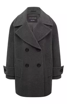 Полупальто из шерсти и кашемира Cinzia Rocca