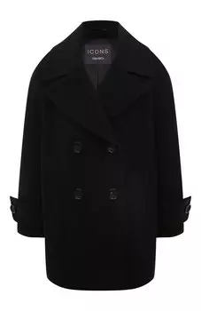 Полупальто из шерсти и кашемира Cinzia Rocca