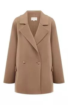 Полупальто из шерсти и кашемира Loulou Studio