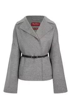 Полупальто из шерсти и кашемира Max Mara Studio