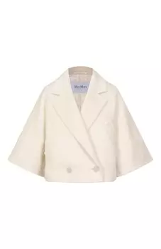 Полупальто из шерсти и кашемира Max Mara