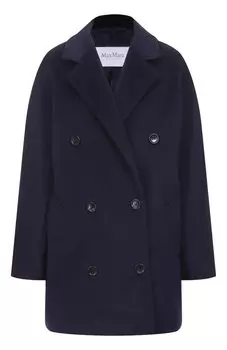 Полупальто из шерсти и кашемира Max Mara