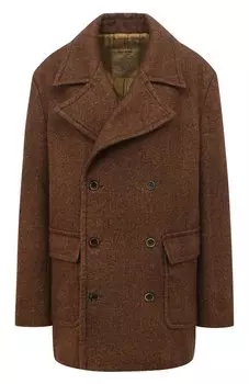 Полупальто изо льна и шерсти Uma Wang