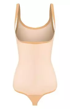 Полупрозрачное боди с круглым вырезом Wolford