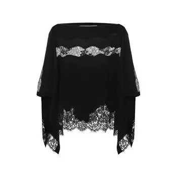Пончо из шерсти и кашемира Valentino