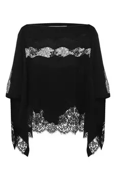Пончо из шерсти и кашемира Valentino