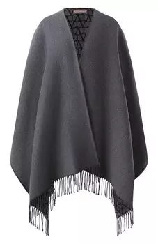 Пончо из шерсти и шелка Valentino