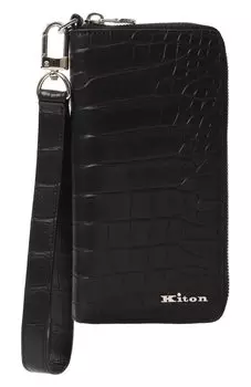 Портмоне из кожи аллигатора Kiton