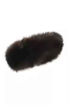 Повязка на голову из меха соболя Black Sable