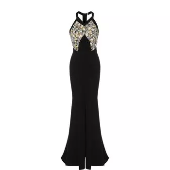 Приталенное платье-макси с подолом Roland Mouret