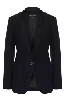 Приталенный шерстяной жакет Giorgio Armani